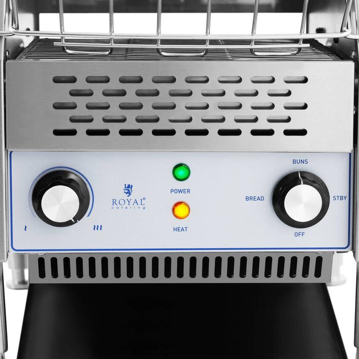 Produktbild Royal Catering Durchlauftoaster Toaster Gastronomie Kettentoaster 2.200 W 7 Geschwindigkeiten