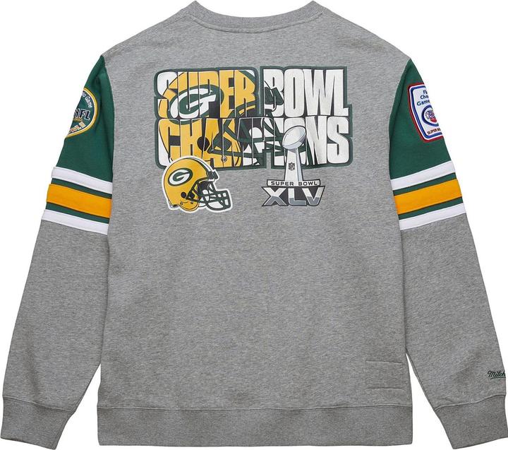 Image du produit Mitchell & Ness Fleece 4.0 Pullover Green Bay Packers (S)