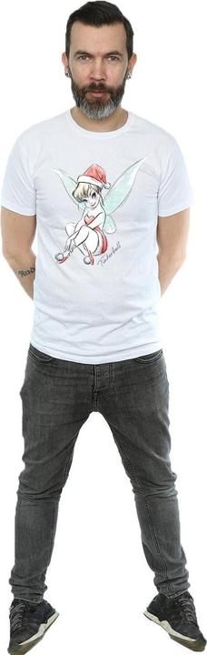 Actual product image Disney Mens Tinkerbell Christmas Fairy T-Shirt (XL)
