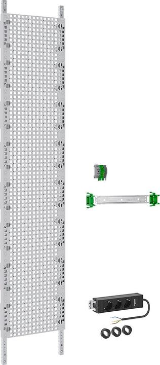 Immagine prodotto ABN Pannello multimediale FB1 BH9 VX19RM8181 LexCom Home Presa di corrente Euro a 3 ganci