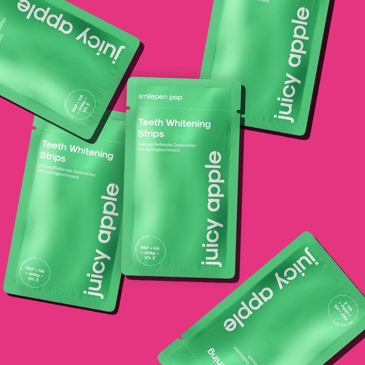 Produktbild SmilePen Pop Whitening Strips Juicy Apple (Strips)
