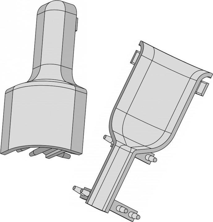 Produktbild Werkstarck Eckstücke zu LED Abschlussprofile Frontlight