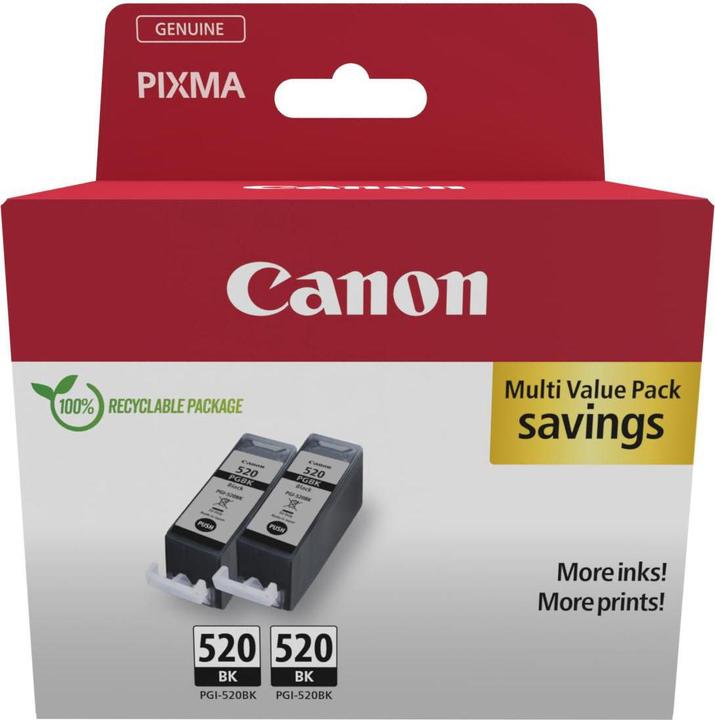 Actual product image Canon PGI-520BK TwinPack (FC)
