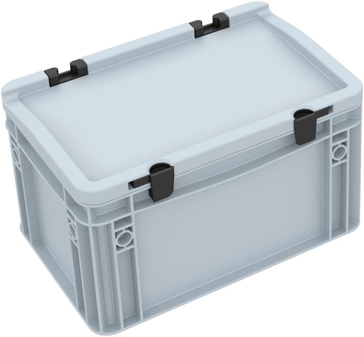 Actual product image Feldherr ED 32/17 HG - HSEB165 Euro container Euro Box with hinged lid ED 3217 HG (Plastic)