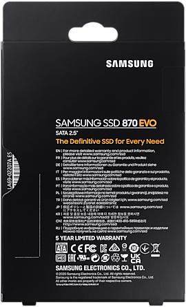 Actual product image Samsung 870 EVO (2000 GB, 2.5")