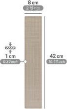 Actual product image Wenko Abtropfmatte Slim beige