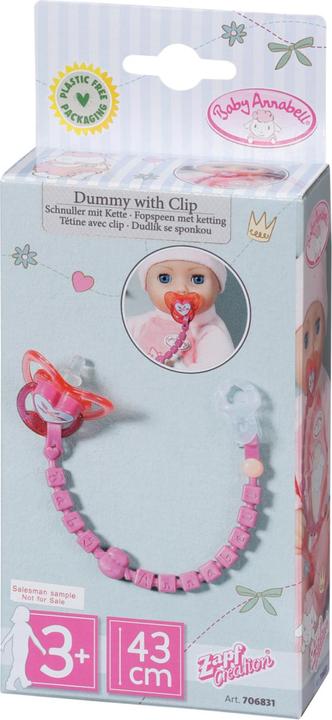 Actual product image Baby Annabell Pacifier with clip