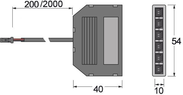 Actual product image L&S Distributor 6 fold 12 V