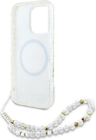 Produktbild Guess GUHMP16XHCPOFPH iPhone 16Pro Max 6.9" biały/white hardcase IML Flowers Allover Electro With Pe (Apple iPhone 16 Pro Max)