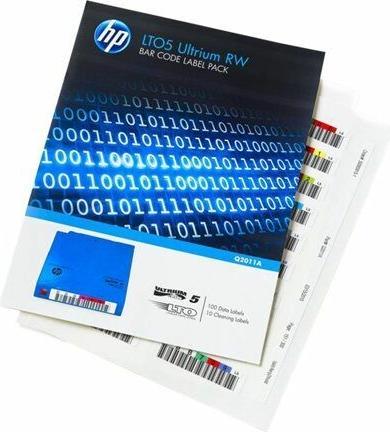 Image du produit HPE Étiquette de code à barres HP LTO-5 Ultrium WORM