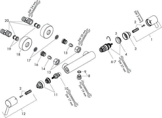 Immagine prodotto hansgrohe Ecostat cromo
