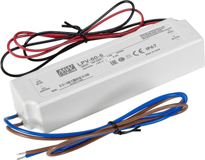 Image du produit MeanWell Alimentation à découpage 40W / 5V IP67