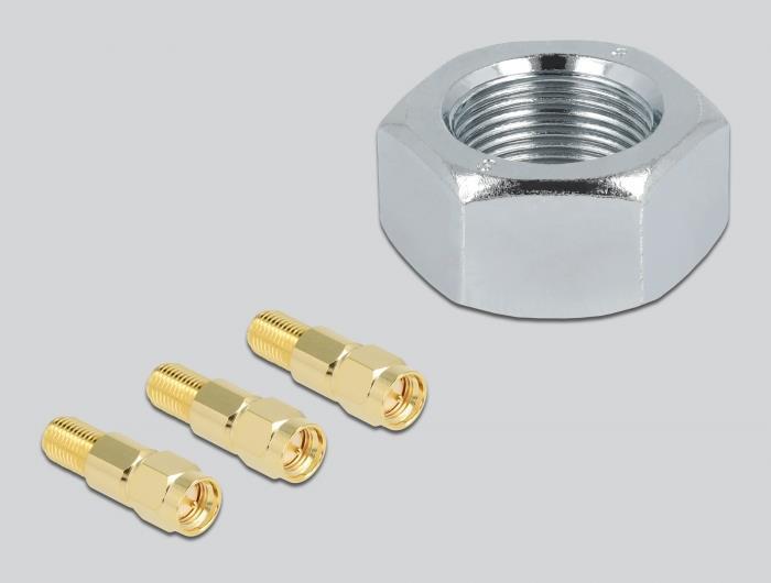 Immagine prodotto Delock Navilock NL-400 Antenna GNSS multibanda LTE-MIMO WLAN-MIMO IEEE 802.11 ac/a/h/b/g/n 5 x RP-SMA