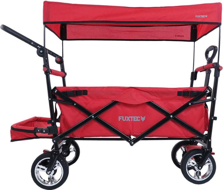 Image du produit Fuxtec Bollerwagen FX-CT800 mit UV-geschütztem Sonnendach,Schiebegriff & Innenraumverlängerung
