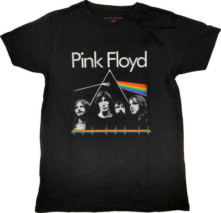 Produktbild Music Brand Dark Side Of The Moon Band & Pulse TShirt (S)