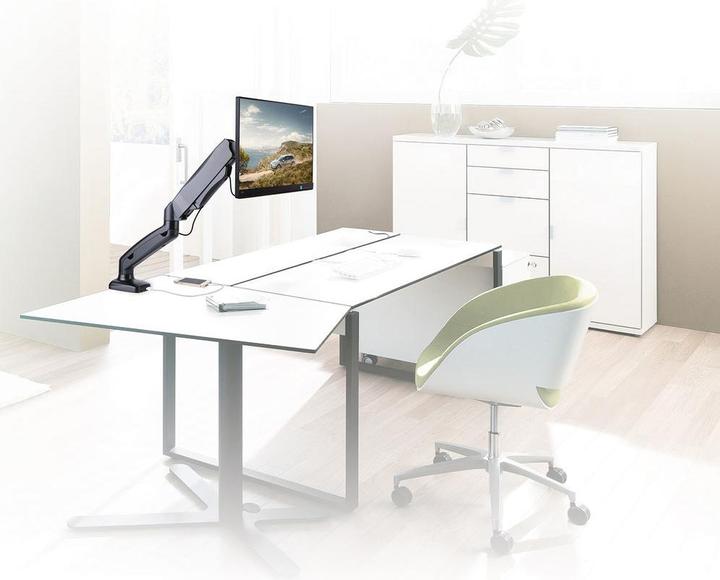 Produktbild Monitor desk mount, 1 screen up to 32", gas spring (Tisch, 32")