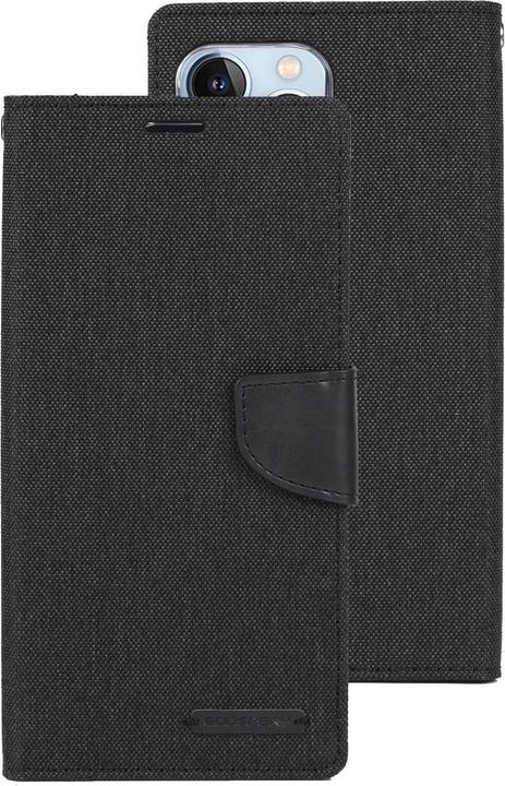 Produktbild iPhone 14 Pro - Canvas Stoff Etui schwarz (Apple iPhone 14 Pro)