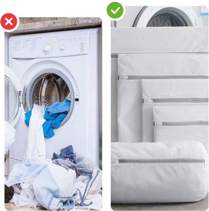 Produktbild Hermex Wäschebeutel Wäschenetz Wäscheschutz Schonbeutel Waschsack 2er Set