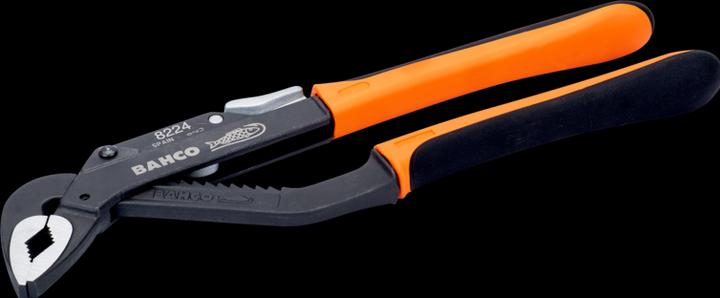 Immagine prodotto Bahco Pinze per pompe dell'acqua ERGO con snodo scorrevole e manico bicomponente, brunite 250 mm (250 mm)