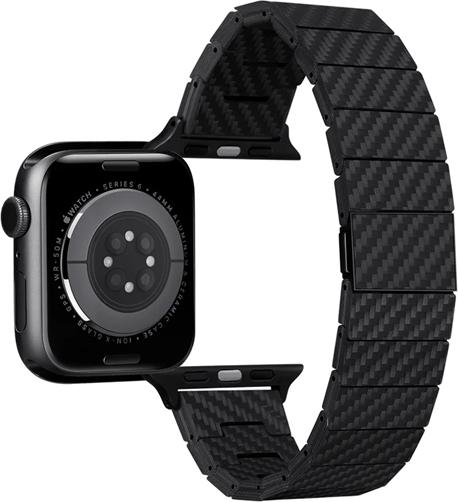 Produktbild Pitaka Gliederarmband aus echtem Carbon Black (1K Karbonfaser)