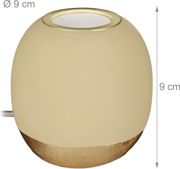 Actual product image Relaxdays Decorative lamp concrete (E27)
