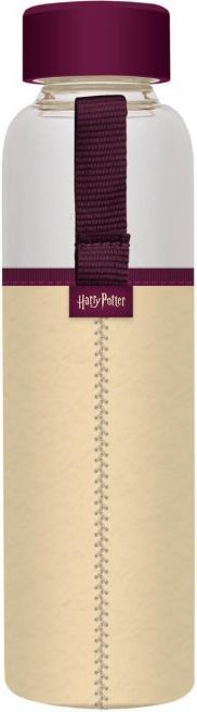 Image du produit - Bouteille d'eau en verre 500 ml (Hogwarts) (0.50 l)