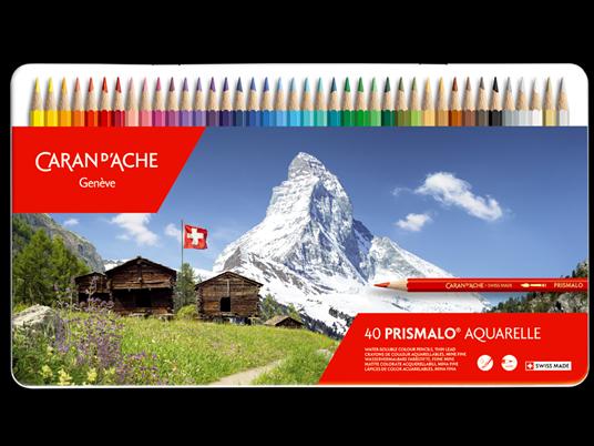 Actual product image Caran d'Ache Prismalo Aquarelle Metallschachtel (Multicoloured, 40 x)