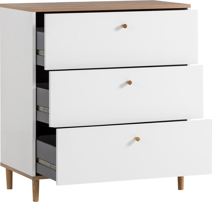 Actual product image Schildmeyer Hilda chest of drawers (80 x 40 x 91.5 cm)