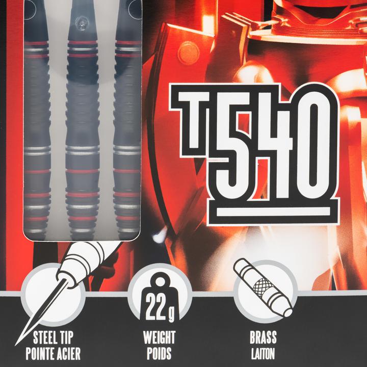 Image du produit Canaveral Fléchettes Steeldart 3 fléchettes pointes acier - T540 (110 g)