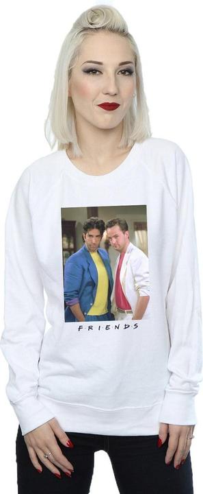 Actual product image Friends Womens/Ladies Ross And Chandler College Sweatshirt (XXL)
