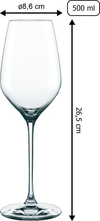Produktbild Nachtmann Supreme Weissweinkelch XL 4-er Set (50 cl, 1 Gläser, Weissweingläser)