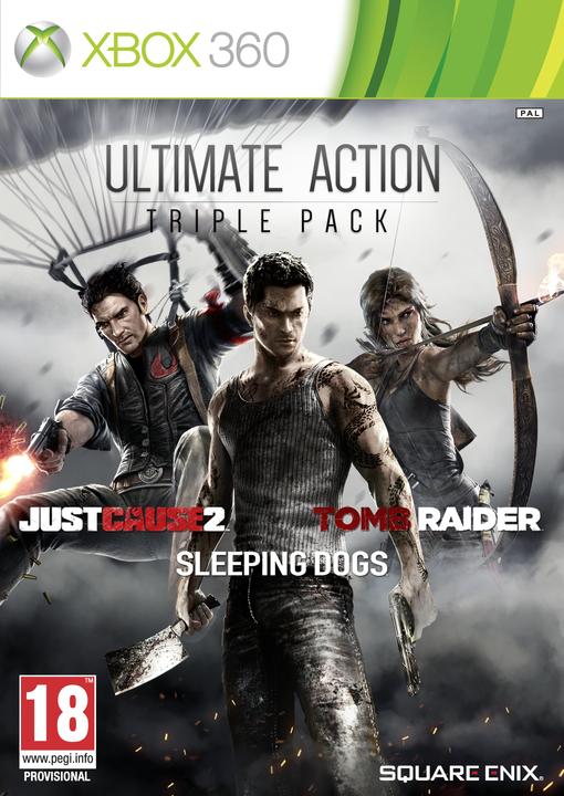 Immagine prodotto Square Enix Pacchetto Just Cause 2, Sleeping Dogs e Tomb Raider (Xbox 360, EN)