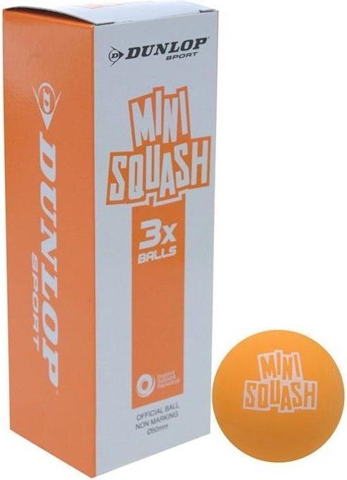 Dunlop set di 3 palle da squash play