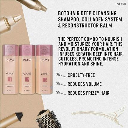 Actual product image Inoar Professional - G-Hair Keratin Smoothing System - Multiple Sizes (1000 ml)