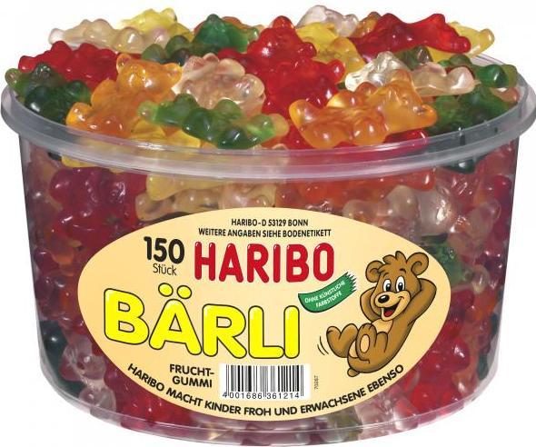 Immagine prodotto Haribo Bärli (150 pz., 1200 g)