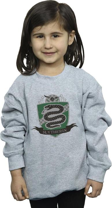 Actual product image Girls Slytherin Chest Badge Sweatshirt (116)