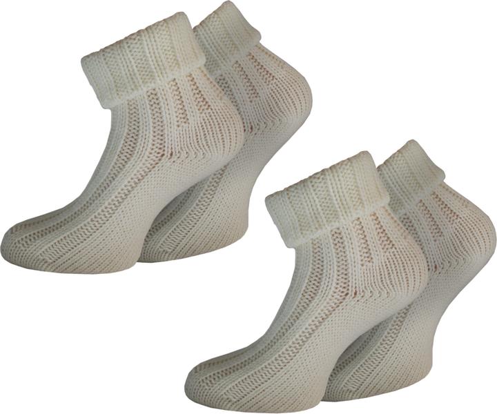 Normani 2 Paar Alpaka-Socken mit Umschlag