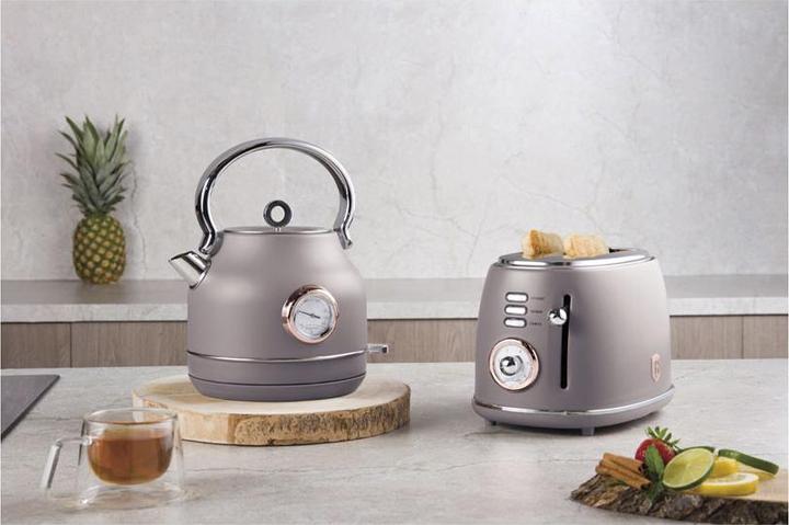 Immagine prodotto BerlingerHaus Tostapane di design con 6 livelli di tostatura, color tortora
