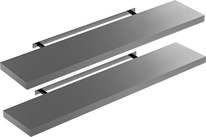 Actual product image Casaria 2x Floating Shelves (110cm)