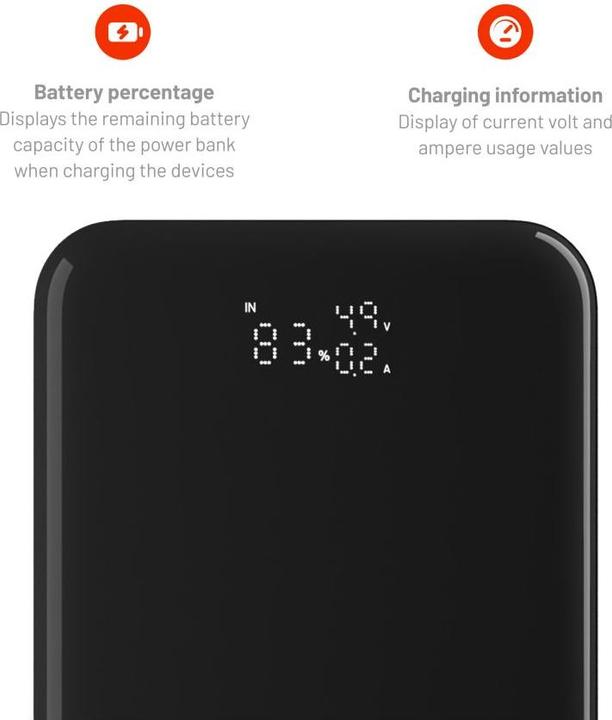 Actual product image Fixed Zen PRO USB-C PD 130W Power Bank 20,000 mAh Black (20000 mAh, 130 W, 74 Wh)