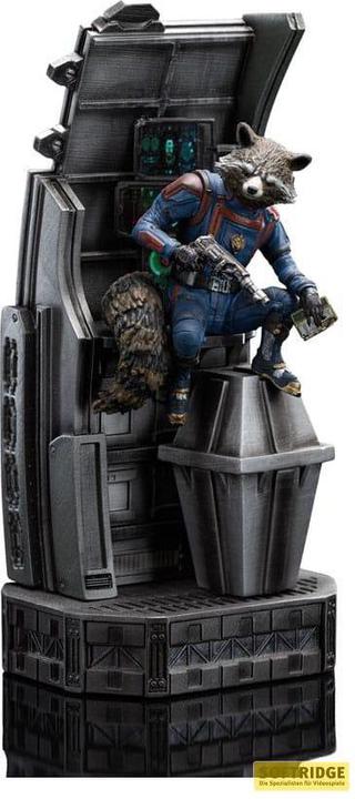 Actual product image Iron Studios Marvel Scale Statue 1/10 Guardians of the Galaxy Vol. 3 Rocket Racoon 20 cm