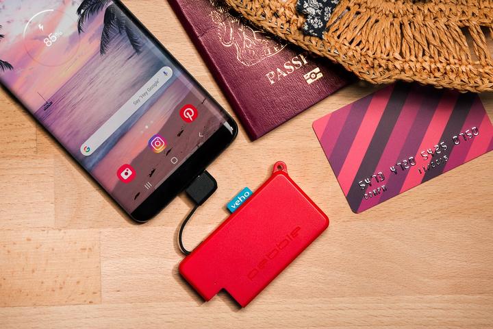 Actual product image veho PEBBLEPOKKET - Powerbank (1000 mAh, 3.70 Wh)
