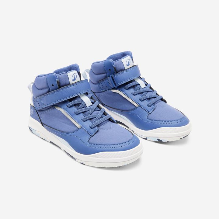 Image du produit Decathlon Turnschuhe Kinder hoch Schnürsenkel Klettverschluss - Playventure blau (38)