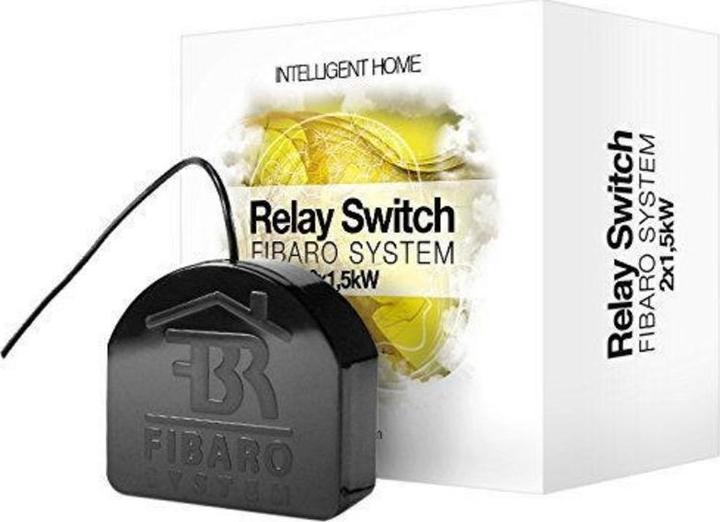 Produktbild Fibaro Relais Unterputzeinsatz 2 Schalter (Schaltaktor)