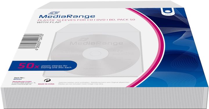 MediaRange CD/DVD transparente Plastikhüllen