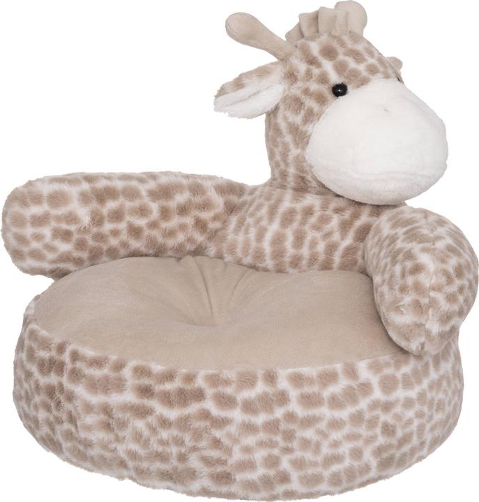 Atmosphera Fauteuil girafe en peluche, gris (Groupe de sièges pour enfants)
