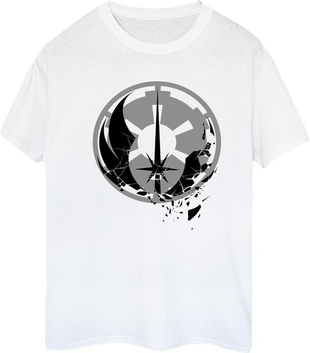 Image du produit Star Wars - T-shirt OBI-WAN KENOBI FRACTURED LOGOS - Femme (L)