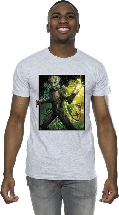 Actual product image Mens Guardians Of The Galaxy Groot Forest Energy T-Shirt (S)