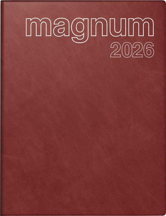 Actual product image Rido Buchkalender Magnum weinrot (German)