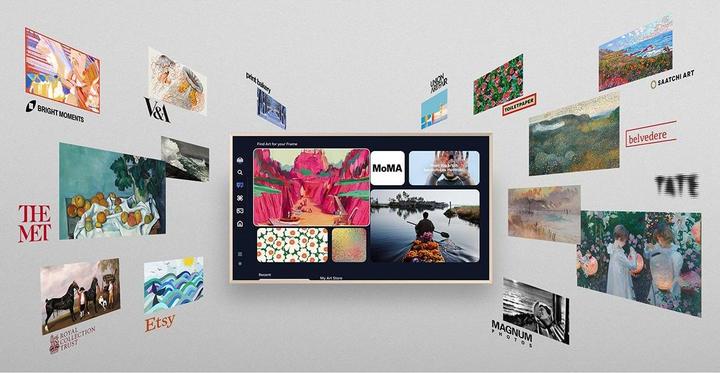Immagine prodotto Samsung QE65LS03FW (65", Il telaio Pro, LED, NeoQLED, 4K, 2025)